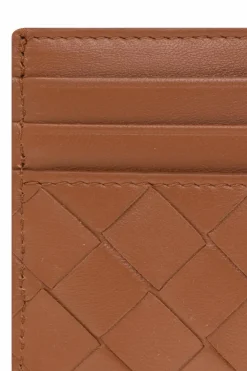 Bottega Veneta BRĄZOWY Etui na karty