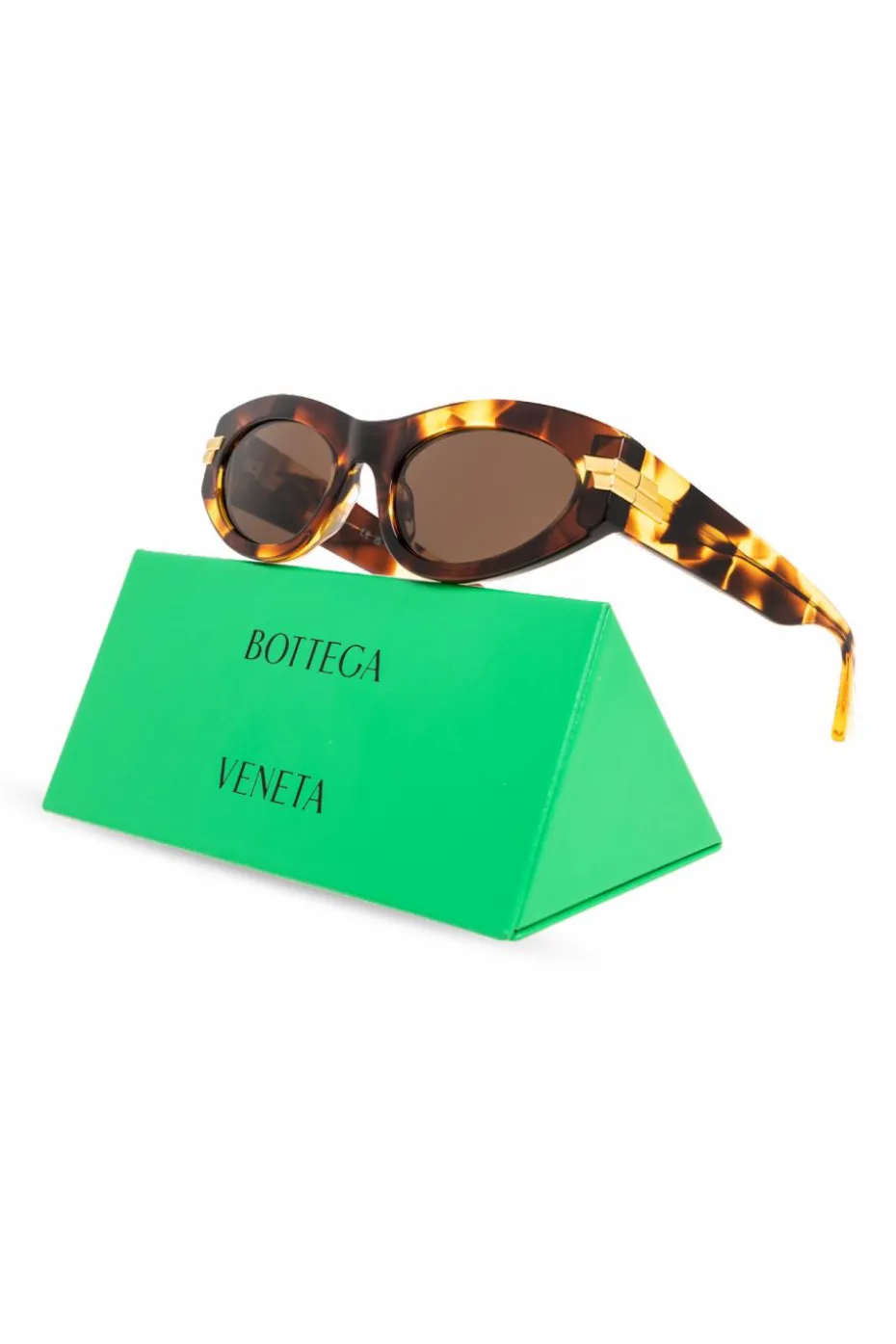 Bottega Veneta BRĄZOWY Okulary przeciwsłoneczne