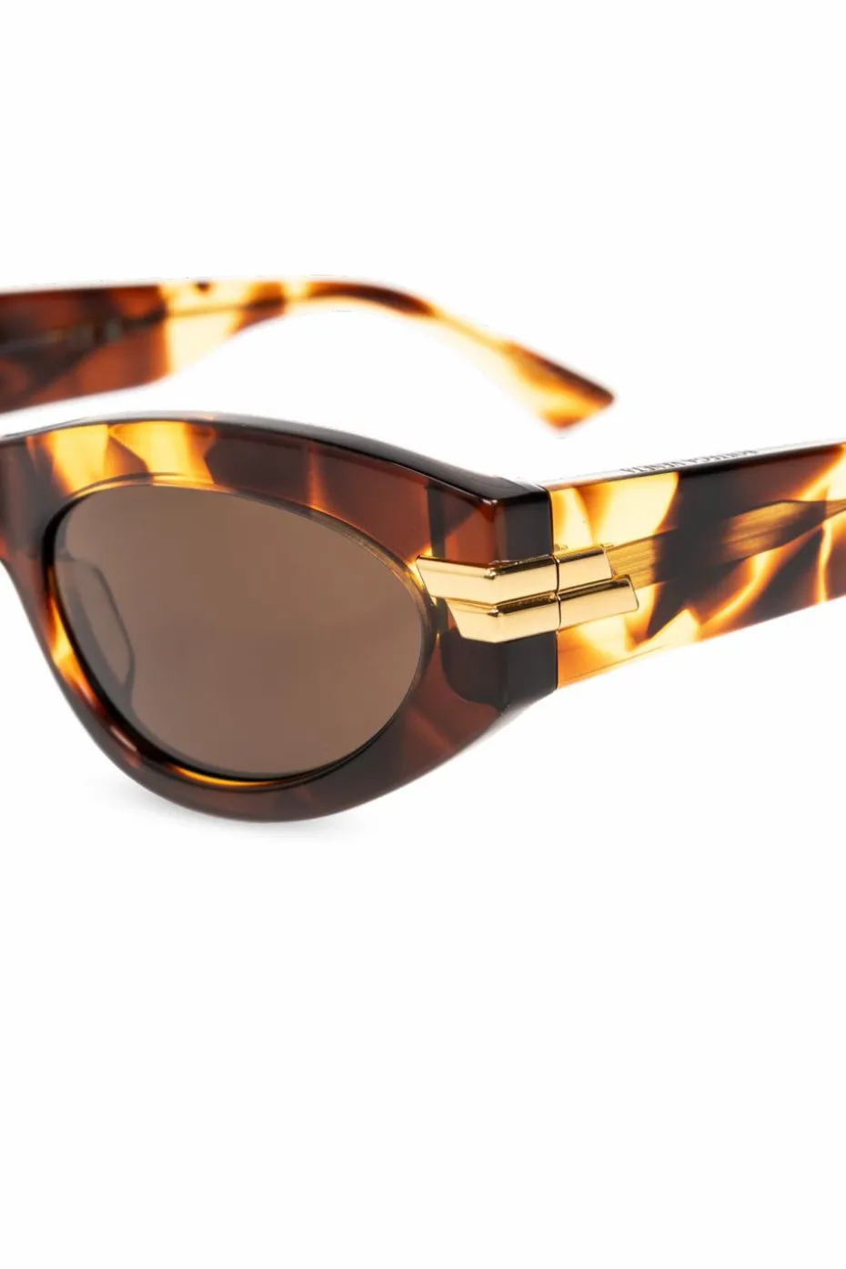 Bottega Veneta BRĄZOWY Okulary przeciwsłoneczne