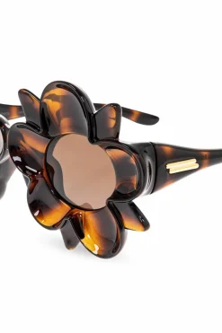 Bottega Veneta BRĄZOWY Okulary przeciwsłoneczne