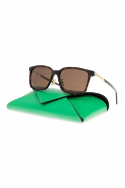 Bottega Veneta BRĄZOWY Okulary przeciwsłoneczne