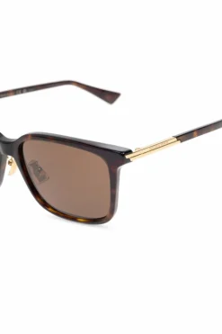 Bottega Veneta BRĄZOWY Okulary przeciwsłoneczne
