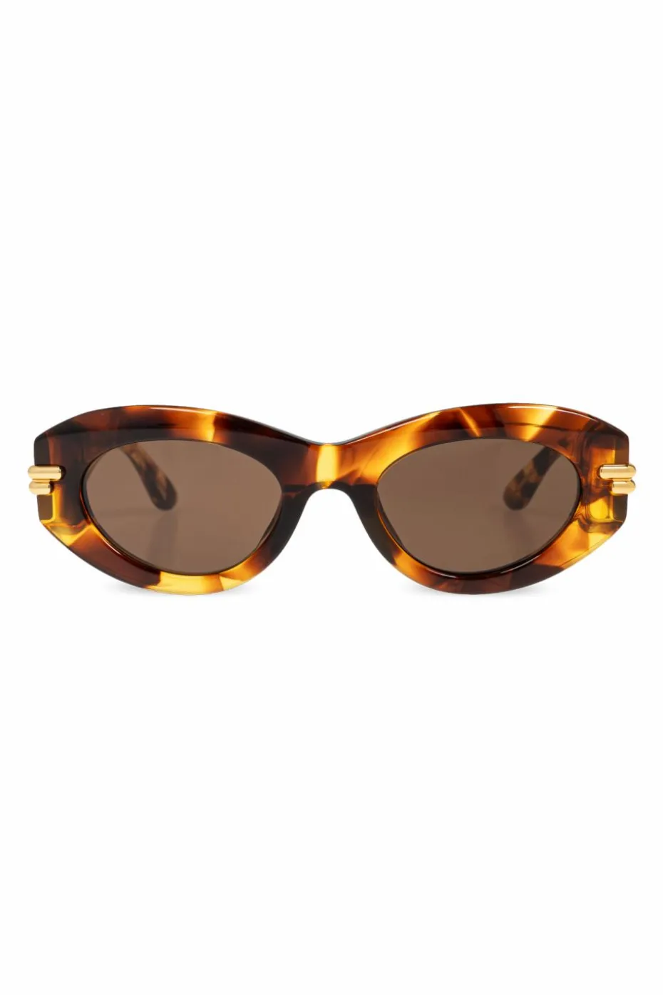Bottega Veneta BRĄZOWY Okulary przeciwsłoneczne