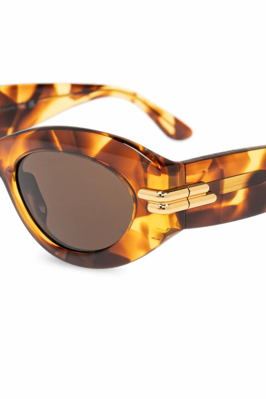 Bottega Veneta BRĄZOWY Okulary przeciwsłoneczne