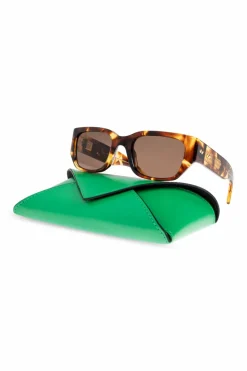 Bottega Veneta BRĄZOWY Okulary przeciwsłoneczne