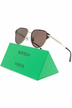 Bottega Veneta BRĄZOWY Okulary przeciwsłoneczne