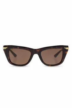 Bottega Veneta BRĄZOWY Okulary przeciwsłoneczne