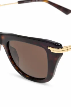 Bottega Veneta BRĄZOWY Okulary przeciwsłoneczne