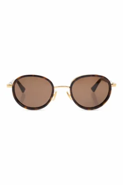 Bottega Veneta BRĄZOWY Okulary przeciwsłoneczne