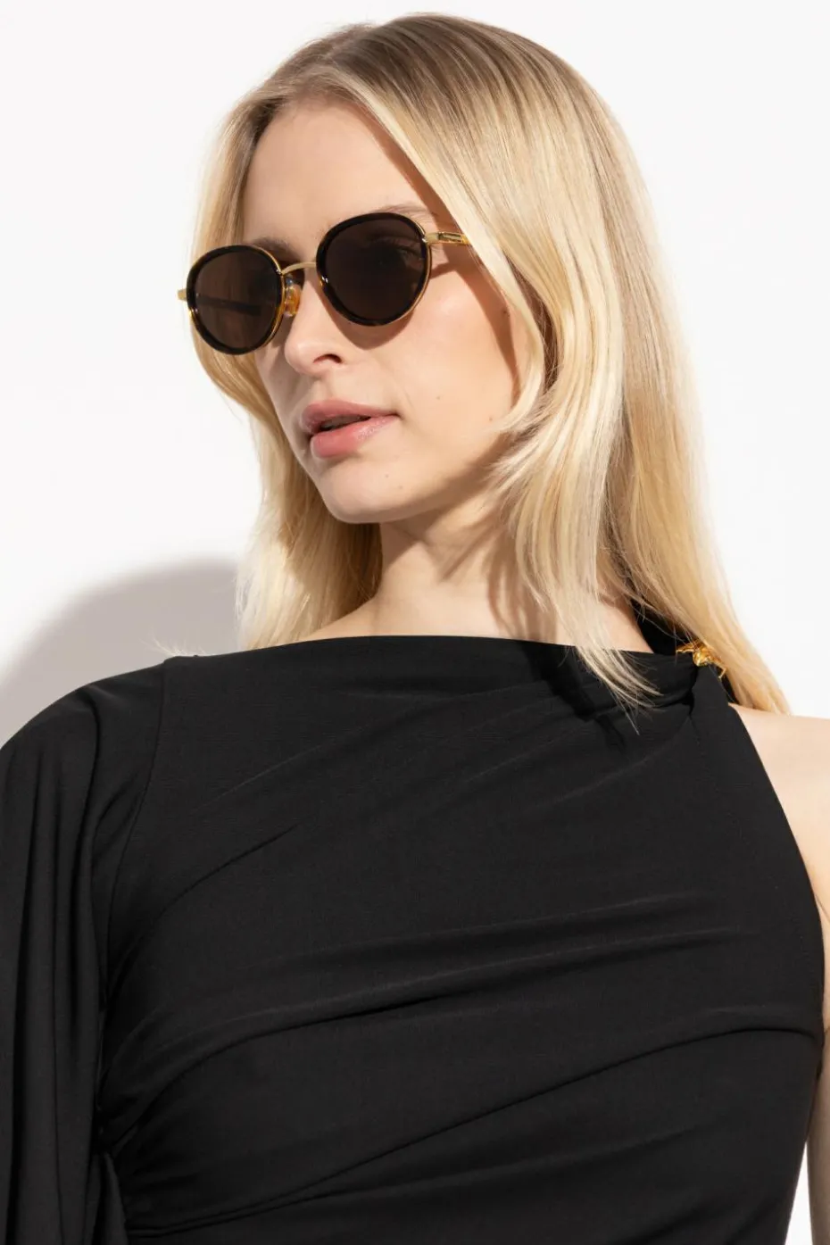 Bottega Veneta BRĄZOWY Okulary przeciwsłoneczne