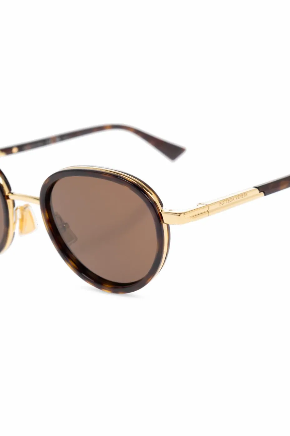 Bottega Veneta BRĄZOWY Okulary przeciwsłoneczne