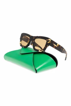 Bottega Veneta BRĄZOWY Okulary przeciwsłoneczne
