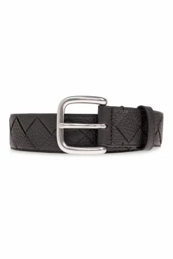 Bottega Veneta BRĄZOWY Skórzany pasek
