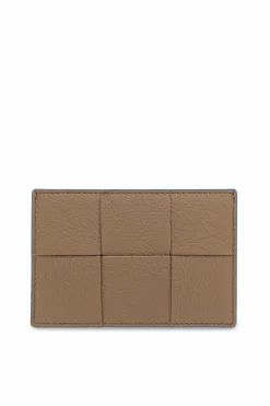 Bottega Veneta BRĄZOWY Skórzane etui na karty