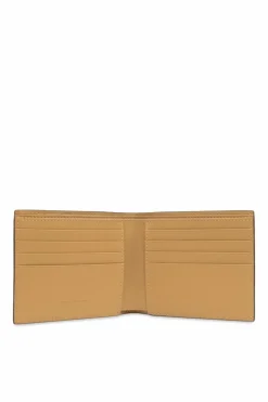 Bottega Veneta BRĄZOWY Skórzany portfel