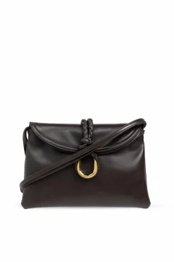 Bottega Veneta BRĄZOWY Torba na ramię `Liberta Small`
