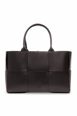 Bottega Veneta BRĄZOWY Torba do ręki ‘Arco Tote Small’