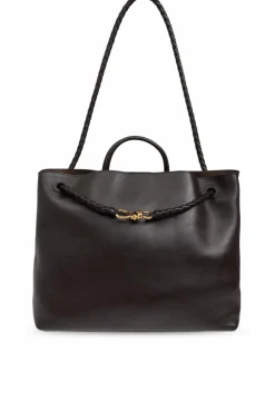 Bottega Veneta BRĄZOWY Torba `Andiamo Large` typu `shopper`