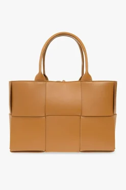 Bottega Veneta BRĄZOWY Torba ‘Arco Small’ typu ‘shopper’