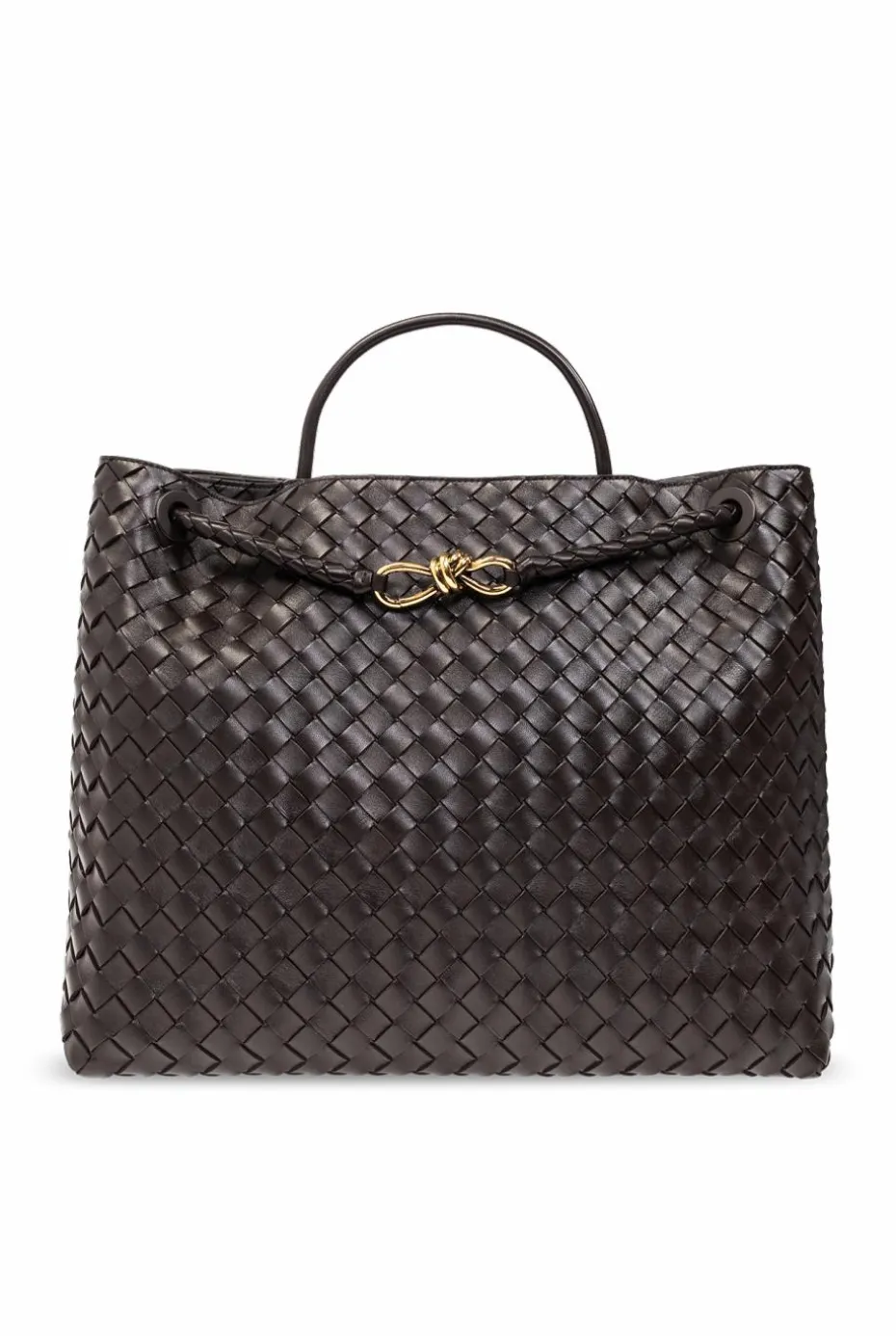 Bottega Veneta BRĄZOWY Torba ‘Andiamo Large’ typu ‘shopper’
