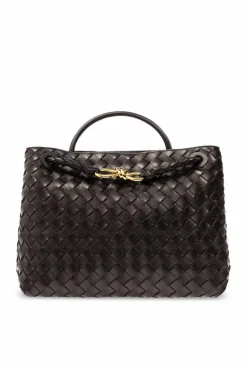 Bottega Veneta BRĄZOWY Torba ‘Andiamo Medium’ typu ‘shopper’