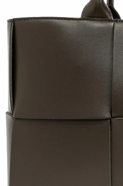 Bottega Veneta BRĄZOWY Torba `Arco Small` typu `shopper`