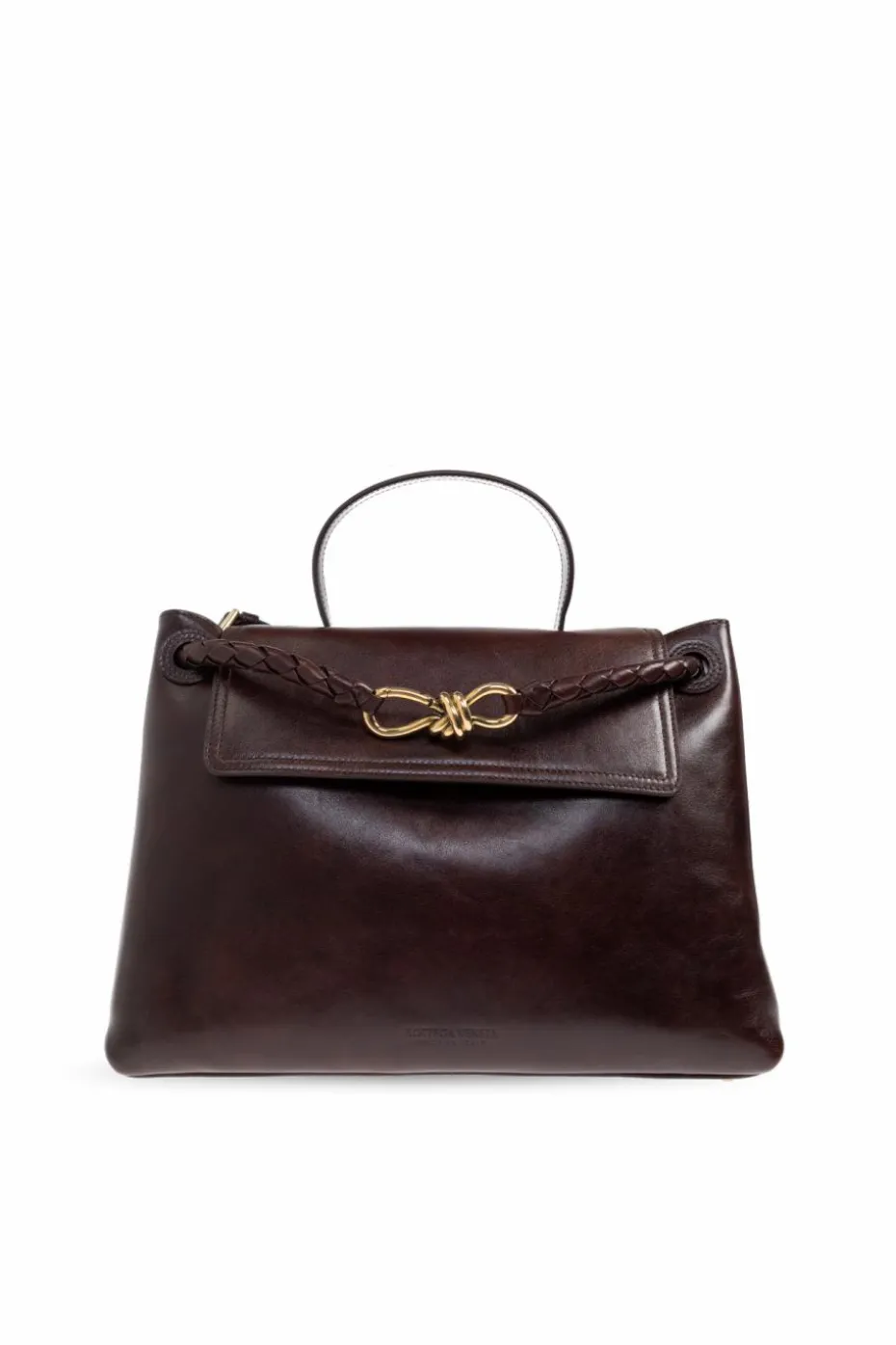 Bottega Veneta BRĄZOWY Torba do ręki `Ciao Ciao`