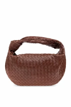 Bottega Veneta BRĄZOWY Torba do ręki `Jodie Medium`