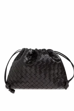 Bottega Veneta BRĄZOWY Torba na ramię `Dustbag`