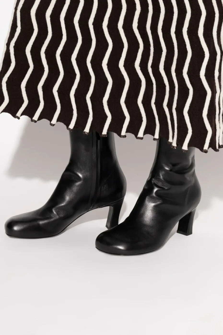 Bottega Veneta CZARNY Botki na obcasie `Nico`