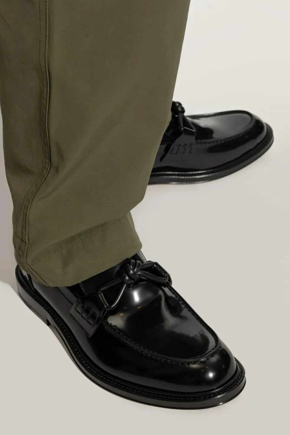 Bottega Veneta CZARNY Buty `Tie` typu `loafers`