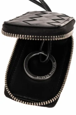 Bottega Veneta CZARNY Etui na klucze