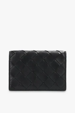 Bottega Veneta CZARNY Etui na wizytówki
