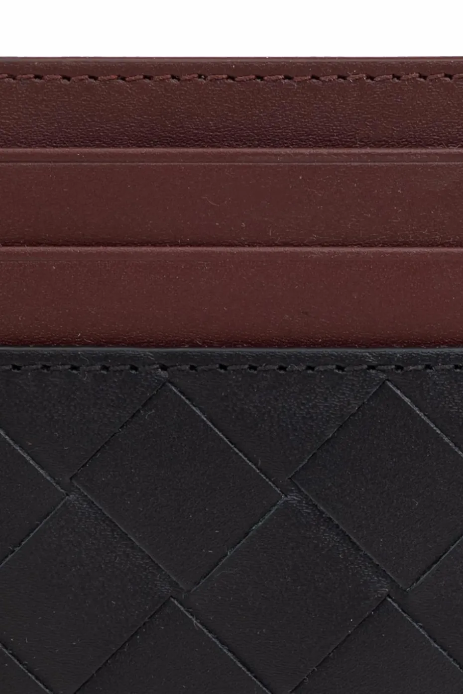 Bottega Veneta CZARNY Etui na karty