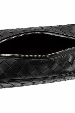 Bottega Veneta CZARNY Kosmetyczka `Intrecciato`