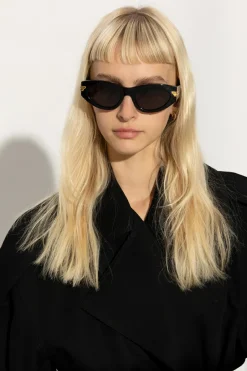 Bottega Veneta CZARNY Okulary przeciwsłoneczne