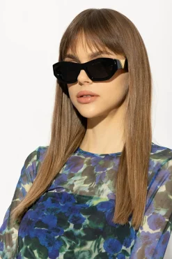 Bottega Veneta CZARNY Okulary przeciwsłoneczne ‘Angle’