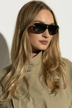 Bottega Veneta CZARNY Okulary przeciwsłoneczne