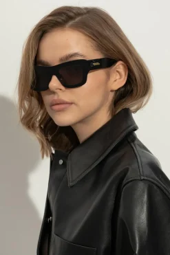 Bottega Veneta CZARNY Okulary przeciwsłoneczne