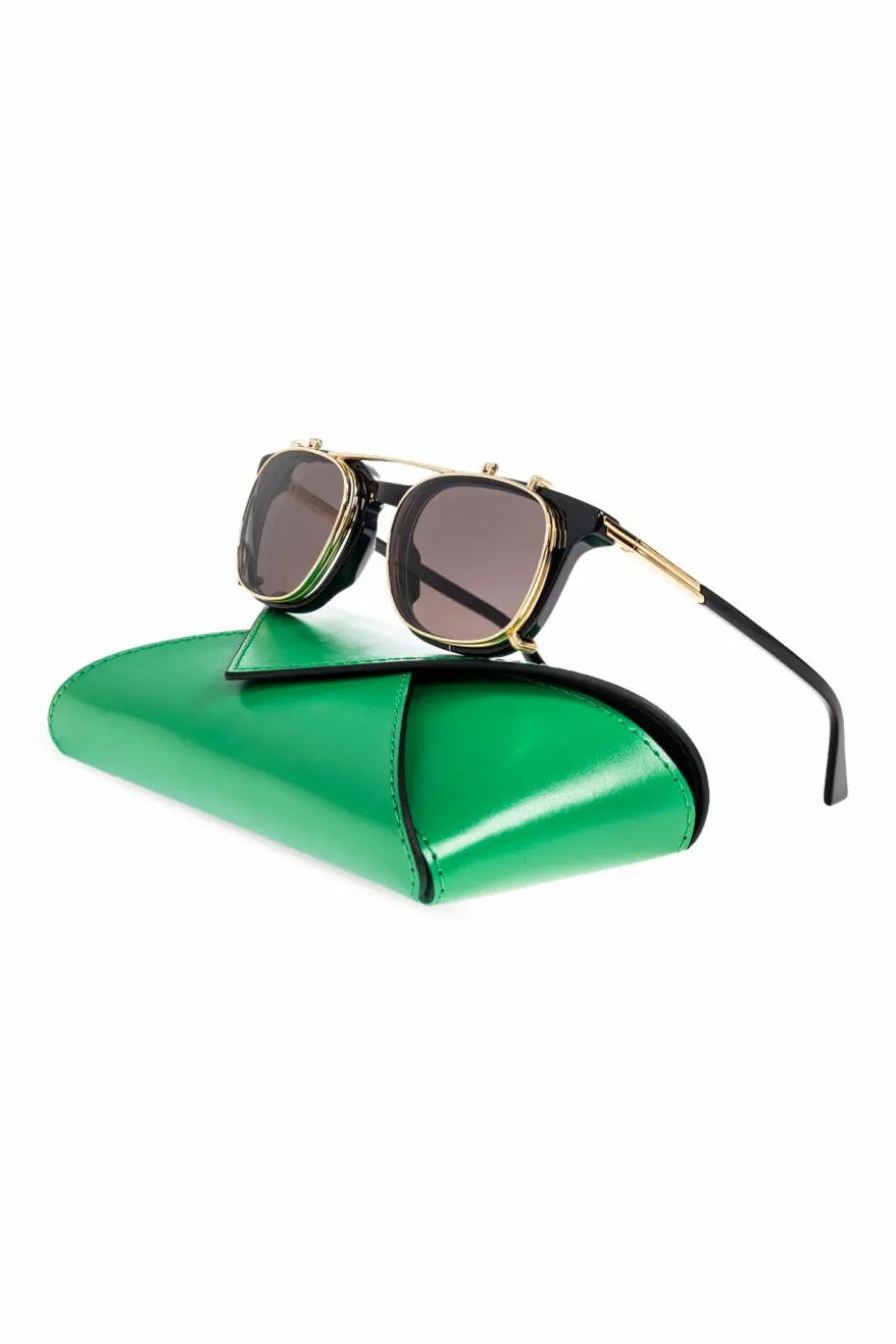 Bottega Veneta CZARNY Okulary korekcyjne z nakładkami przeciwsłonecznymi.