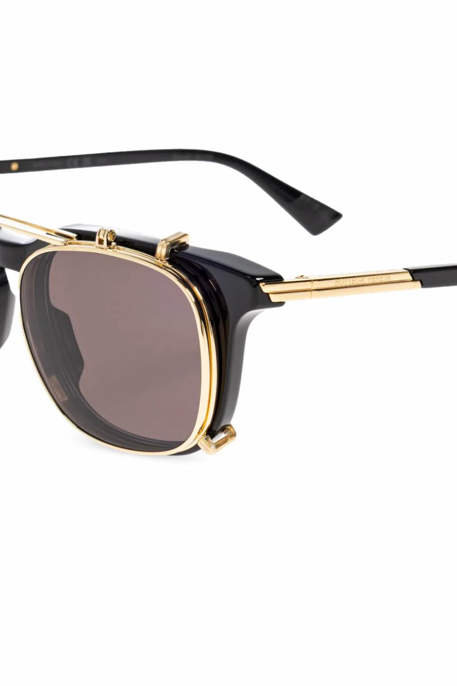 Bottega Veneta CZARNY Okulary korekcyjne z nakładkami przeciwsłonecznymi.