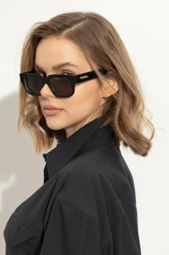 Bottega Veneta CZARNY Okulary przeciwsłoneczne