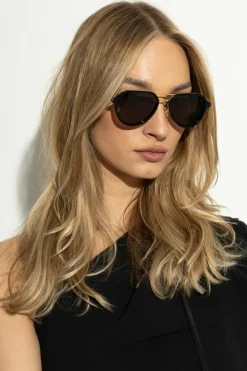Bottega Veneta CZARNY Okulary przeciwsłoneczne