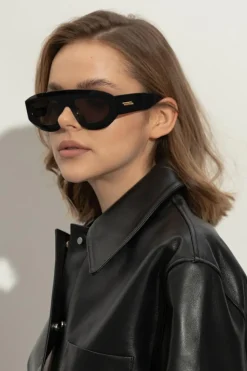 Bottega Veneta CZARNY Okulary przeciwsłoneczne