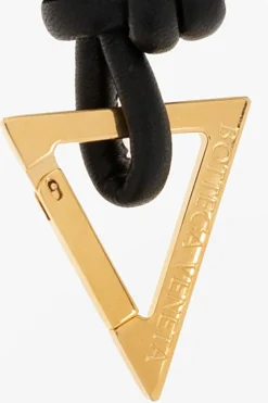 Bottega Veneta CZARNY Skórzany brelok