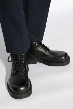 Bottega Veneta CZARNY Skórzane buty `Haddock`