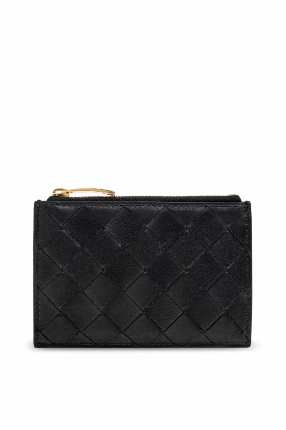 Bottega Veneta CZARNY Skórzane etui na karty