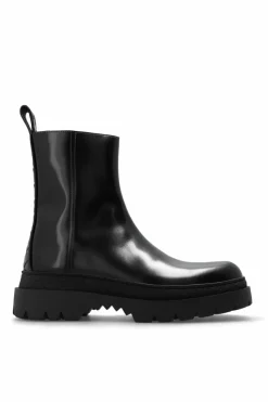 Bottega Veneta CZARNY Skórzane botki
