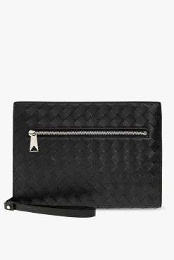 Bottega Veneta CZARNY Skórzana torba do ręki