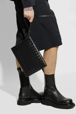 Bottega Veneta CZARNY Skórzana torba do ręki